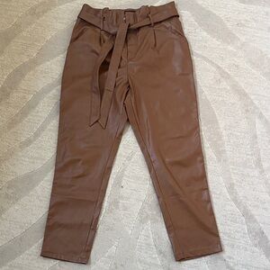 Lucy Paris Tan Trousers